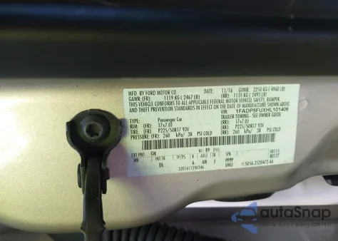 2017 Ford C-Max Energi Titanium из США, поврежденный, VIN 1FADP5FUXHL101406